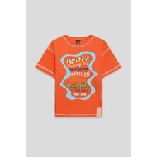 NBT Jeans Bg Store Erkek Çocuk Turuncu Tshirt