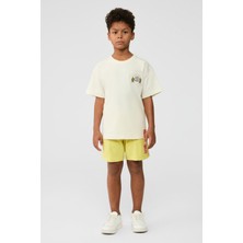 NBT Jeans Bg Store Erkek Çocuk Ekru Tshirt