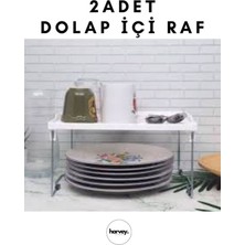 Özbience 2'li Dolap Içi Düzenleyici Raf Seti, Dayanıklı ve Şık Organizer