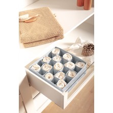 Özbience Pratik 25 Gözlü Iç Çekmecesi, Düzenli ve Şık Saklama Kutusu 28X28X12 cm