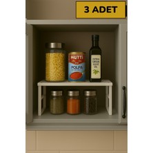 Özbience 3'lü Küçük Organizer Seti, Dolap Içi Düzenleyici ve Raflar