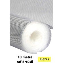 Özbience 10 Metre Şeffaf Raf ve Dolap Iç Kaydırmaz Örtü, Kaymaz, Koruyucu