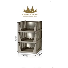 Özbience Pratik Tozluk ve Organizer Seti, 3'lü Çok Amaçlı Raf ve Çekmece Yeri