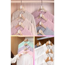 Özbience 20 Adet Gömlek ve Kemer Askı Kancası, Dolap Içi Düzenleyici Set