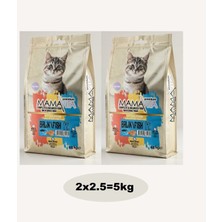 Mamavita Balıklı Yavru Kedi Kuru Maması 5kg (2x2.5)