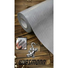 Özbience 45CM x 10M Gri Raf ve Dolap Için Kaymaz Desenli Örtü