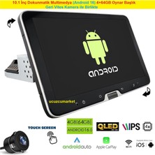 Ucuzcu Market 10.1 Inç Dokunmatik Multimedya (Android 16)  4+64GB Oynar Başlık(Manual Döndürme) + Geri Vites Kamera