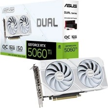 Asus Dual 16GB Rtx 5060 Ti 016G Gddr7 128BİT Whıte Edıtıon