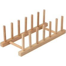 Özbience Bambu Tabaklık, Tencere Kapağı Düzenleyici, Pratik Saklama Rafı