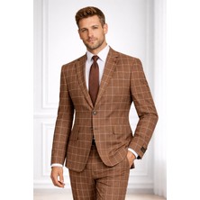 FABIO CASSEL Fabıo Cassel Klasik Kesim Erkek Takım Elbise Premium Şıklık