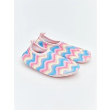 LC Waikiki Karışık Dalga Desenli Kız Bebek Deniz Ayakkabısı  (S6)