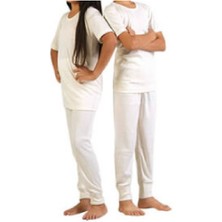 Velora Shopping Uygur Saf Yünden Sıcak Tutan Kız Erkek Çocuk Uzun Tayt Don Içlik