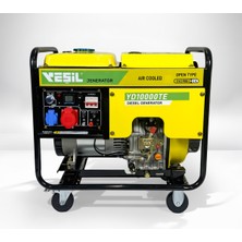 Pars 10KVA Dizel Portatif Jeneratör Trifaze Taşınabilir