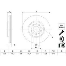 Bosch Opel / Insignia  Disk Ön