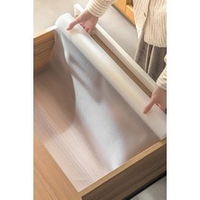 Özbience Kaydırmaz Raf Örtüsü, Dolap Içi Raflık, 45X300 Cm, Temiz ve Güvenli Saklama