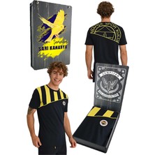 Fenerbahçe Erkek Trıbun Çubuk Bloklu Tshırtu Uv  Kutu Hediyeli