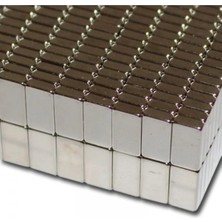 Dünya Magnet 10 Adet Dikdörtgen Neodyum Mıknatıs 10X5X2 mm Güçlü Magnet N35