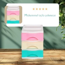 Özbience Çekmeceli 3'lü Organizer, Pratik ve Şık Depolama Çözümü