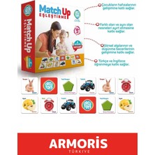 Armoris Yeni Zeka Geliştirici Eğitici Öğretici Çocuk El Göz Koordinasyon Match Up Eşleştirme Oyunu 140 Parça