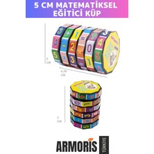 Armoris Yeni Eğitici Zeka Geliştirici Eğlenceli Öğretici Sağlam Plastik Renkli Temel Matematik Küpü