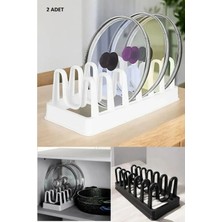 Özbience 2li 6 Bölmeli Lüks Plastik Tabaklık ve Kapaklık Organizer Seti