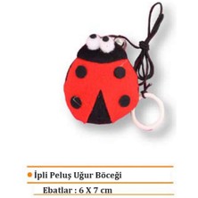 Hnrlishp Eastland Ipli Peluş Uğur Böceği 7 cm