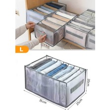 Özbience 7 Gözlü Kulplu Çekmece Içi Düzenleyici Organizer, Büyük 35X25X20