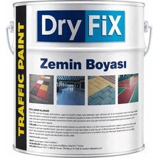Pamukkale DryFix Traffic Paint Fayans,Seramik,Mermer,Beton ve Asfalt Zemin Boyası 18 Kg Ral 5015 Mavi