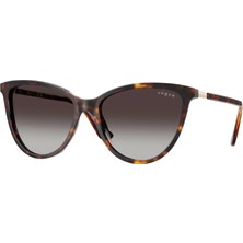 VOGUE 5593 W6568G 57 Kadın Güneş Gözlüğü Kahverengi Çerçeve UV 400 Filtreli Modern Tasarım