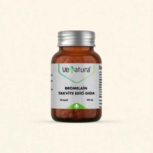 Venatura Bromelain Takviye Edici Gıda 60 Kapsül Türkiye Menşeli İçerik Bilgisiyle
