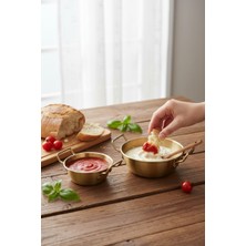 Akayev Paslanmaz Çelik 2\'li Mini Sosluk Seti 10-12 cm