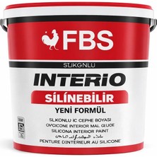 Fbs İnterio Silikonlu Silinebilir İç Cephe Boyası 3.5 Kg Beyaz