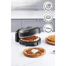 Karaca Gastro 10 in 1 Pizza Lahmacun ve Tandır Ekmeği Makinesi Biodiamond Matte Black