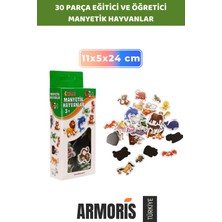 Armoris Yeni Eğlenceli Zaman Eğitici Zeka Gelişimine Destek Öğretici Manyetik Hayvanlar - 30 Parça