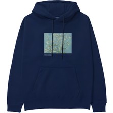 The Lucid Lab Almond Blossoms Hoodie - Lacivert