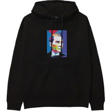 The Lucid Lab Atatürk Pop Art Hoodie - Siyah
