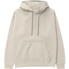 The Lucid Lab Basic Regular Fit Hoodie - Krem