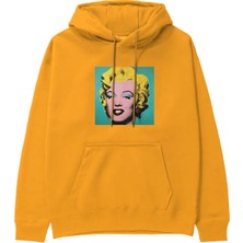 The Lucid Lab Andy Warhol / Marilyn Monroe Blue Hoodie - Turuncu