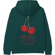The Lucid Lab Cherry Mood Hoodie - Koyu Yeşil
