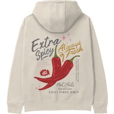 The Lucid Lab Chili Vibes Only Hoodie - Krem