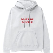 The Lucid Lab Don't Be Gentle Hoodie - Beyaz