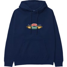 The Lucid Lab Central Perk / Friends Hoodie - Lacivert