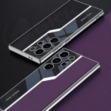 River Galaxy S24 Uyumlu Lüks Karbon Kaplama Metal Görünümlü 1mm Çıkıntılı Kamera Koruma Iç Karbon Yüzeyli Magsafe Uyumlu Kılıf