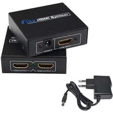 River Plus PX-5002 1080P 2k 4K UHD 2 Port HDMI Spliter (Adaptörlü)