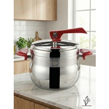 Fms Güveç Düdüklü Tencere Kırmızı 12 lt