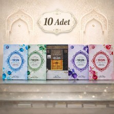 SHR Tasarım 10 Adet 1.kalite Karışık Renk 80 Sayfa Yasin Hac Umre Yenidoğan Bebek Ölüm Mevlütlerinde Dağıtmalık