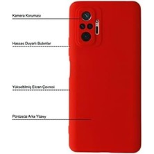 River 10 Pro ile Uyumlu Kapak Içi Kadife Kamera Korumalı Lansman Silikon Kılıf - Yeşil