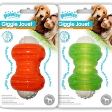 Hnrlishp Pawise Giggle Jouet Sesli Kauçuk Kemik Köpek Oyuncağı 12 cm