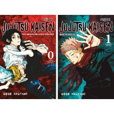 Gerekli Şeyler Yayıncılık Jujutsu Kaisen Manga Seti 0. ve 1. Ciltler Gege Akutami Ciltsiz Türkçe 400 Sayfa
