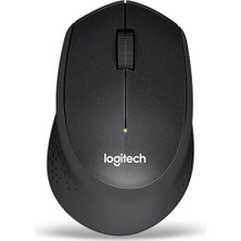 River M330 Sessiz Kablosuz Mouse, Sağ Elle Kullanıma Uygun, 10 M Kullanım Mesafesi, 1.000 Dpı Yüksek Hassasiyetli Optik Izleme, 18 Ay Pil Ömrü, Siyah